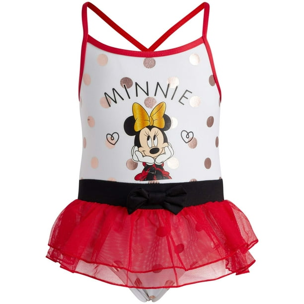 Disney Baby Girls Infant Minnie Mouse One-Piece Swimsuit